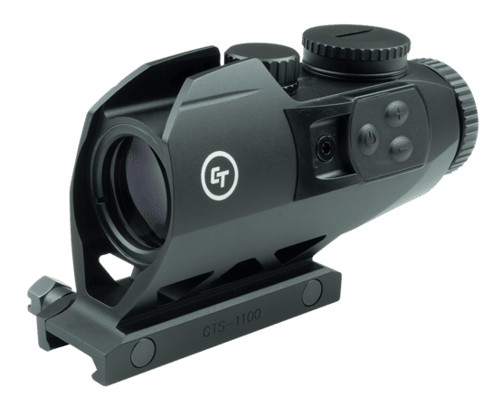 Crimson Trace Electronic Sight with Illuminated Red BDC Reticle features a 3.5X magnification